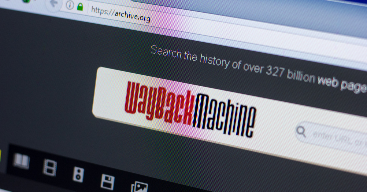 The Wayback Machine can serve for digital evidence