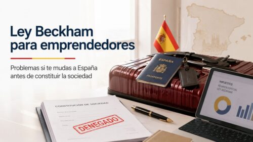 Ley Beckham denegada por crear una sociedad después de mudarse a España